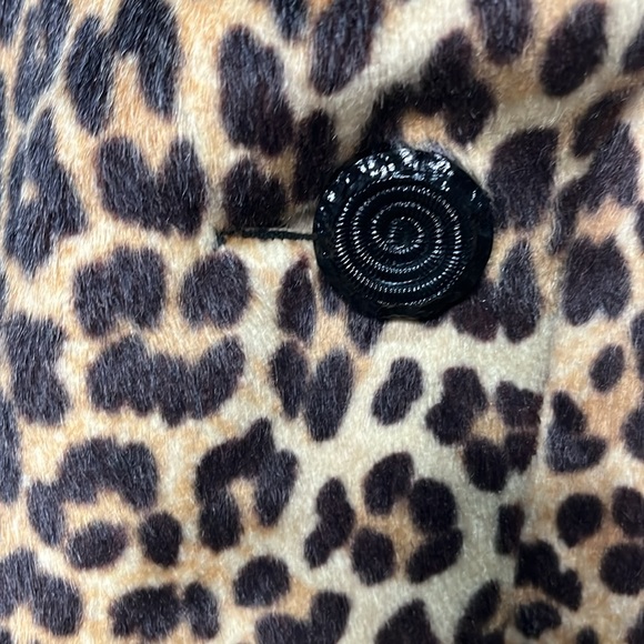 Vintage Women’s leopard trench coat by Somali - Picture 2 of 4